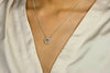 2.13 Carat Pentagon Yellow Diamond with Round Diamond Halo Pendant Necklace in White Gold