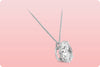 GIA Certified 9.17 Carats Brilliant Round Diamond Solitaire Pendant Necklace in Platinum