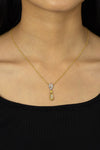 GIA Certified 1.18 Carats Pear Shape Yellow Diamond Pendant Necklace in Yellow Gold & Platinum