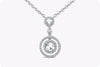 1.09 Carats Total Rose Cut and Round Diamonds by the Yard Necklace