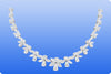 30.56 Carats Total Graduating Mixed Cut Diamond Necklace in White Gold