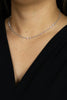 0.67 Carat Total Round Diamonds By The Yard Necklace in White Gold