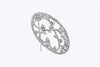 4.14 Carat Round Brilliant Cut Diamond Clover Brooch/Pendant in White Gold