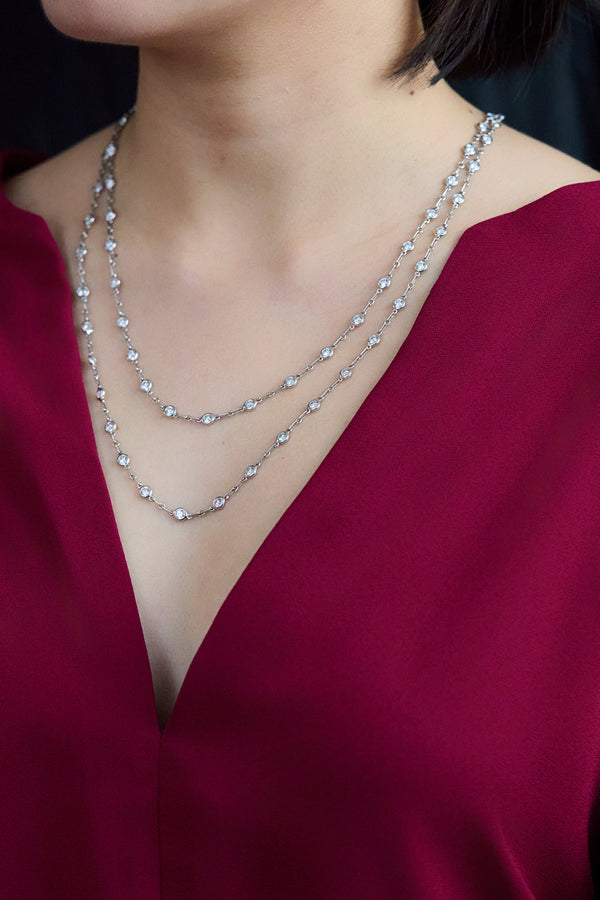 Diamonds By the Yard Necklace