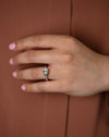 GIA Certified 1.56 Carats Asscher Cut Diamond Engagement Ring in Platinum