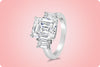 GIA Certified 5.16 Emerald Cut Diamond Three-Stone Engagement Ring in Platinum