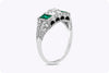 1.00 Carat Asscher Cut Diamond Antique Engagement Ring in Platinum