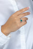 1.44 Carats Emerald Cut Colombian Emerald & Diamond Engagement Ring in Platinum