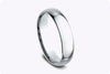 5mm Width Classic Comfort Fit Wedding Band in Platinum