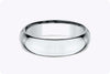 6mm Width Classic Comfort Fit Wedding Band in Platinum