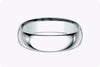 6mm Width Classic Comfort Fit Wedding Band in Platinum