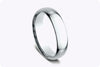 6mm Width Classic Comfort Fit Wedding Band in Platinum