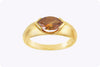 1.43 Carat Marquise Cut Fancy Colored Diamond Ring in Yellow Gold