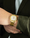 Rare Omega De Ville Yellow 18k Gold Co-Axial Chronometer Wristwatch