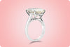 GIA Certified 10.78 Carat Oval Cut Diamond Solitaire Engagement Ring in Platinum