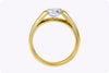 1.55 Carat Oval-Cut Diamond Ring in 18k Yellow Gold
