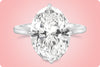 GIA Certified 7.04 Carat Oval Cut Diamond Solitaire Engagement Ring in Platinum