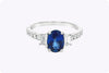 1.52 Sapphire & Diamond Engagement Ring