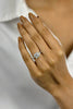 Charriol 0.37 Carats Total Princess Cut Diamond Antique Engagement Ring in White Gold