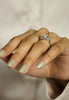 GIA Certified 1.32 Carats Princess Cut Diamond Three-Stone Engagement Ring in Platinum