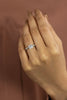 GIA Certified 1.39 Carats Princess Cut Diamond Pave Engagement Ring in White Gold
