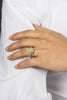 GIA Certified 1.49 Carat Intense Yellow Diamond Halo Engagement Ring in Yellow Gold & Platinum