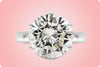 GIA Certified 7.00 Carat Brilliant Round Diamond Solitaire Engagement Ring in White Gold