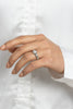 1.24 Carats Old European Cut Diamond Antique Engagement Ring in Platinum