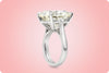 GIA Certified 19.07 Carat Round Diamond Solitaire Engagement Ring in Platinum