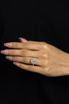 Tiffany & Co. Soleste 1.26 Carats Round Diamond Double Halo Engagement Ring in Platinum