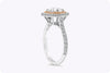 Tiffany & Co. Soleste 1.26 Carats Round Diamond Double Halo Engagement Ring in Platinum