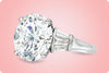 GIA Certified 12.03 Carat Brilliant Round Diamond Engagement Ring in Platinum