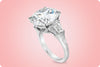 GIA Certified 12.03 Carat Brilliant Round Diamond Engagement Ring in Platinum