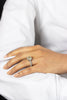 1.76 Carat Yellow Diamond Vintage Style Halo Engagement Ring