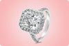 GIA Certified 4.15 Carat Radiant Cut Diamond Halo Engagement Ring in Platinum