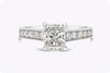 Cartier 1895 1.03 Carats Radiant Cut Diamond Solitaire Engagement Ring in Platinum