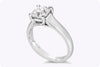 Tiffany & Co GIA Certified 1.08 Carats Radiant Cut Diamond Solitaire Engagement Ring in Platinum