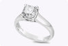 Tiffany & Co GIA Certified 1.08 Carats Radiant Cut Diamond Solitaire Engagement Ring in Platinum