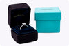 Tiffany & Co GIA Certified 1.08 Carats Radiant Cut Diamond Solitaire Engagement Ring in Platinum