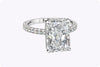 GIA-Certified 5.02 Carat Radiant-Cut Diamond Engagement Ring in Platinum