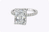 GIA-Certified 5.02 Carat Radiant-Cut Diamond Engagement Ring in Platinum