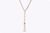 Pink & White South Sea Pearl Opera Length Tassel Necklace