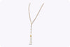 Pink & White South Sea Pearl Opera Length Tassel Necklace