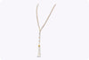 Pink and White South Sea Pearl Opera Length Tassel Necklace