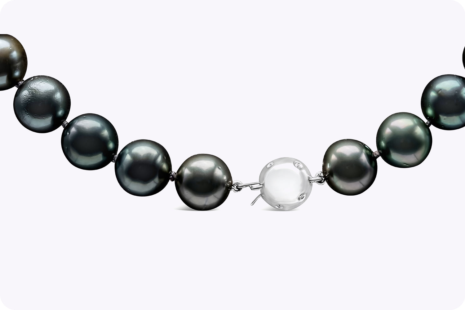 Black & White South Sea Pearl Opera Length Necklace