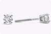 Tiffany & Co. 0.36 Carats Total Brilliant Round Shape Diamond Stud Earrings in Platinum