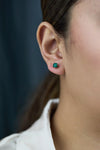 Emerald Stud Earrings