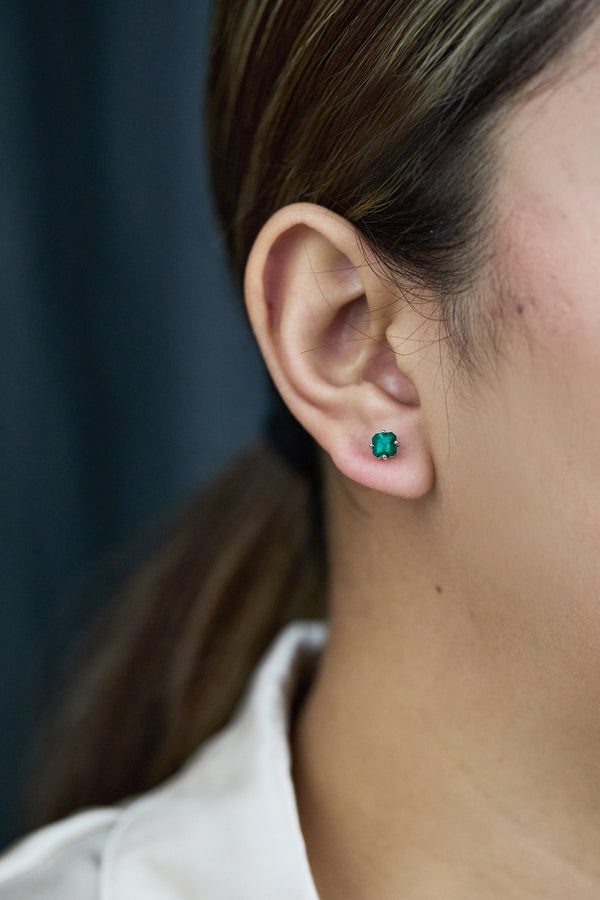 Colombian Emerald Stud Earrings Near Me