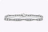 4.72 Carats Total Brilliant Round Diamond Tennis Bracelet in White Gold