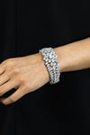 46.50 Carats Total Fancy Cut Diamond Bracelet in White Gold & Platinum